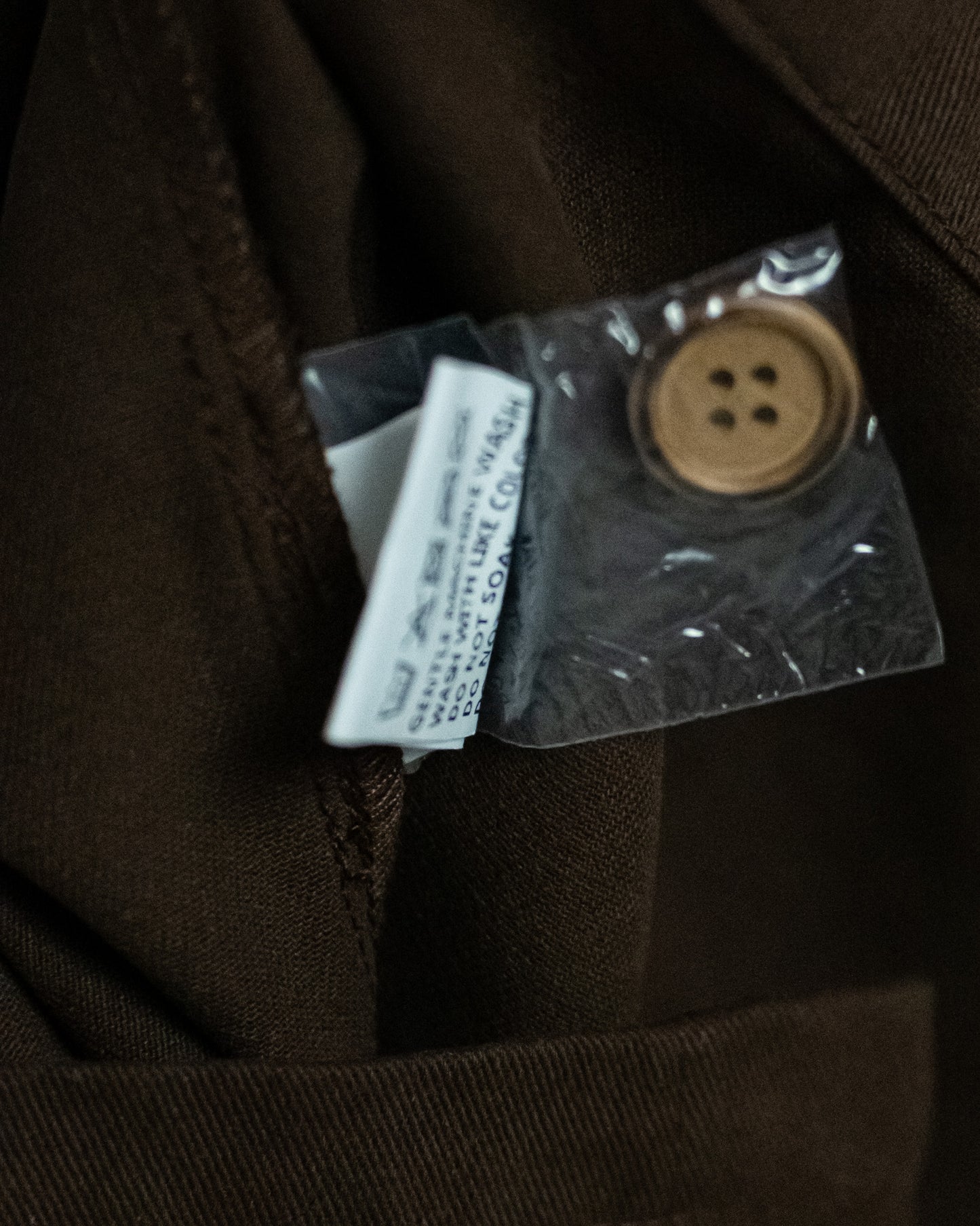 KAPH BOXY BROWN BUTTON-UP SHIRT