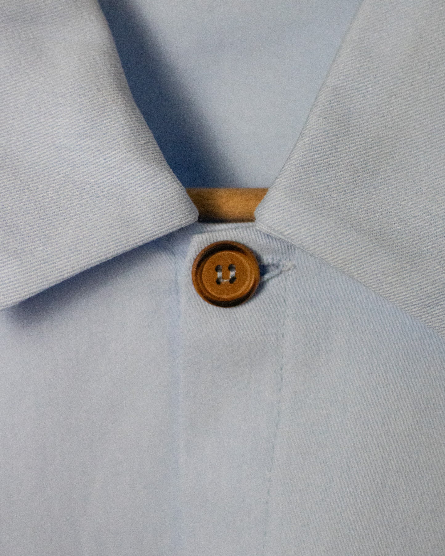 KAPH BOXY BLUE BUTTON-UP SHIRT